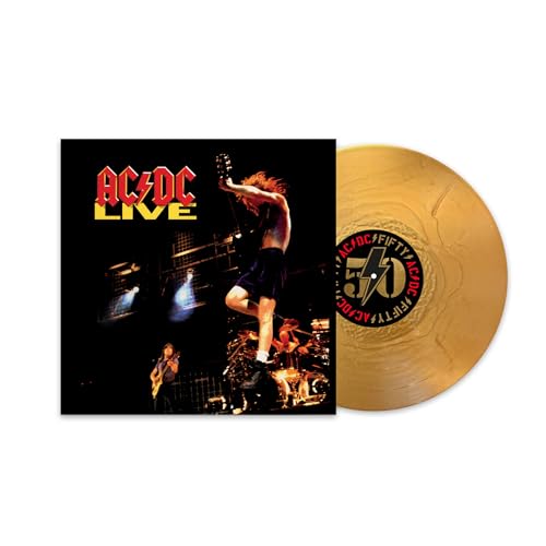 AC/DC, Live - 50th Anniversary Double Gold Colour Vinyl