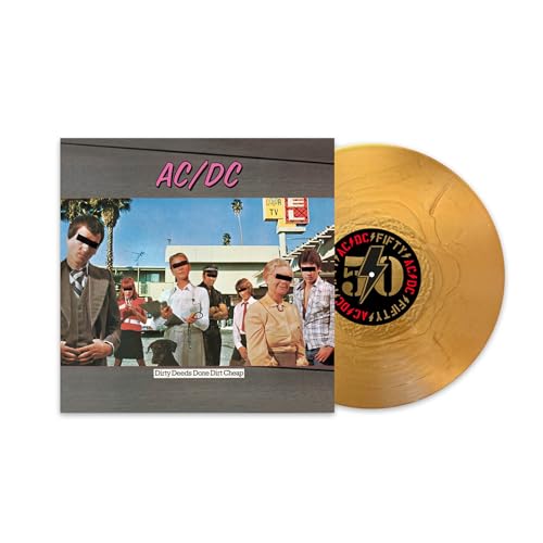 AC/DC, Dirty Deeds Done Dirt Cheap – Gold Vinyl LP