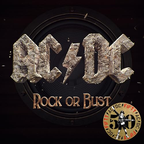 AC/DC, Rock or Burst - 50th Anniversary Gold Colour Vinyl