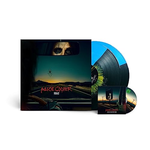 Alice Cooper, Road - Black/Blue Split & Yellow Splatter New Vinyl