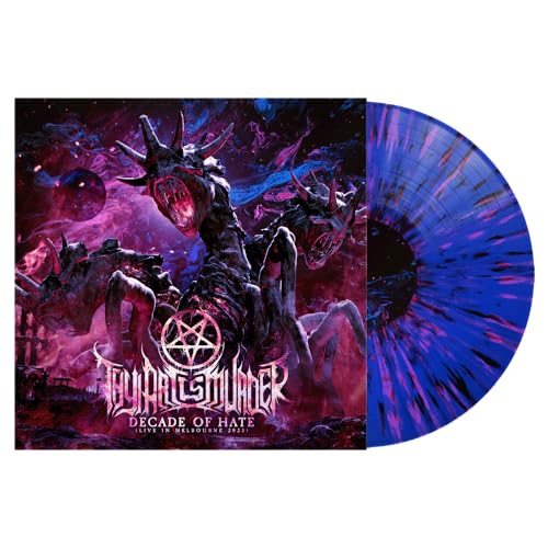 Thy Art Is Murder, Decade of Hate (Live in Melbourne 2023) Purple/Blue with Pink Splatter