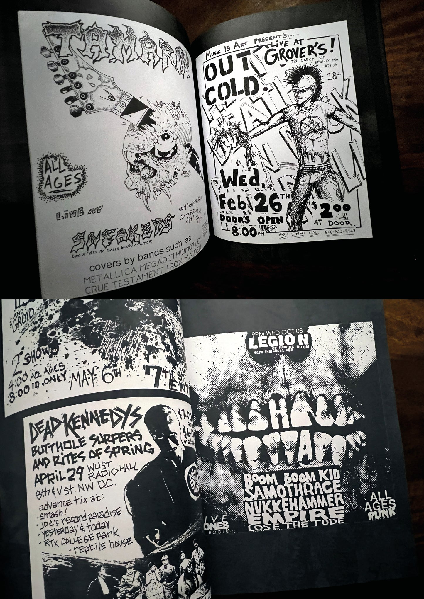 Punk & Hardcore Flyers on the Wall vol.1