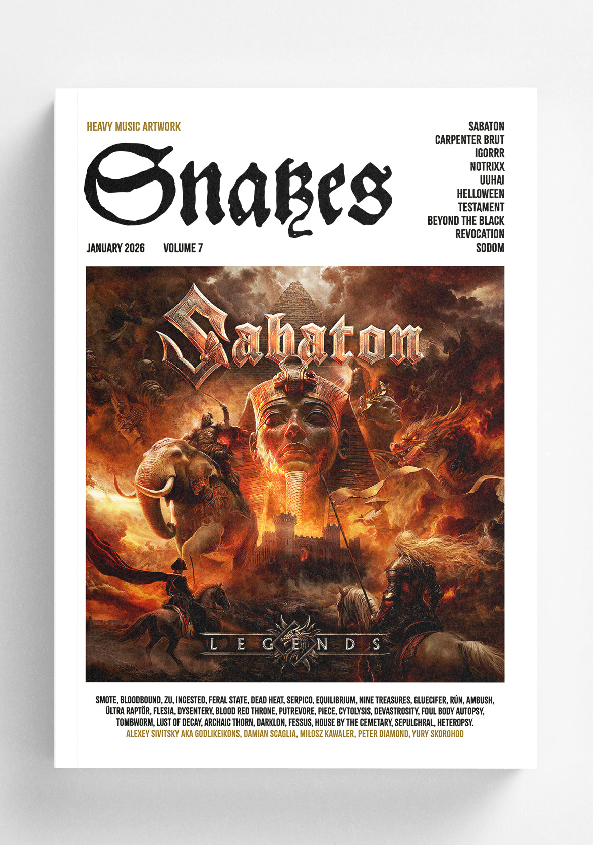 Snakes #7 – Heavy Music Artwork