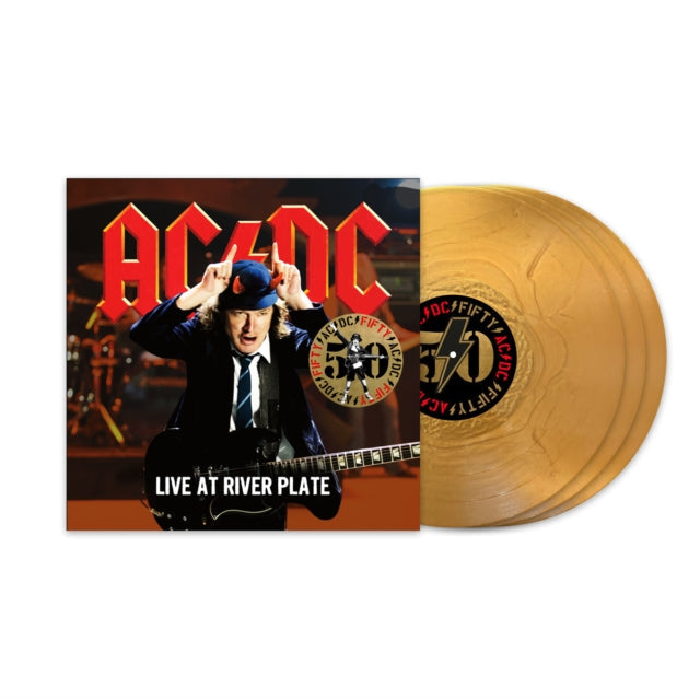 AC/DC, Live at River Plate – Gold Nugget Vinyl 180 g 3×LP