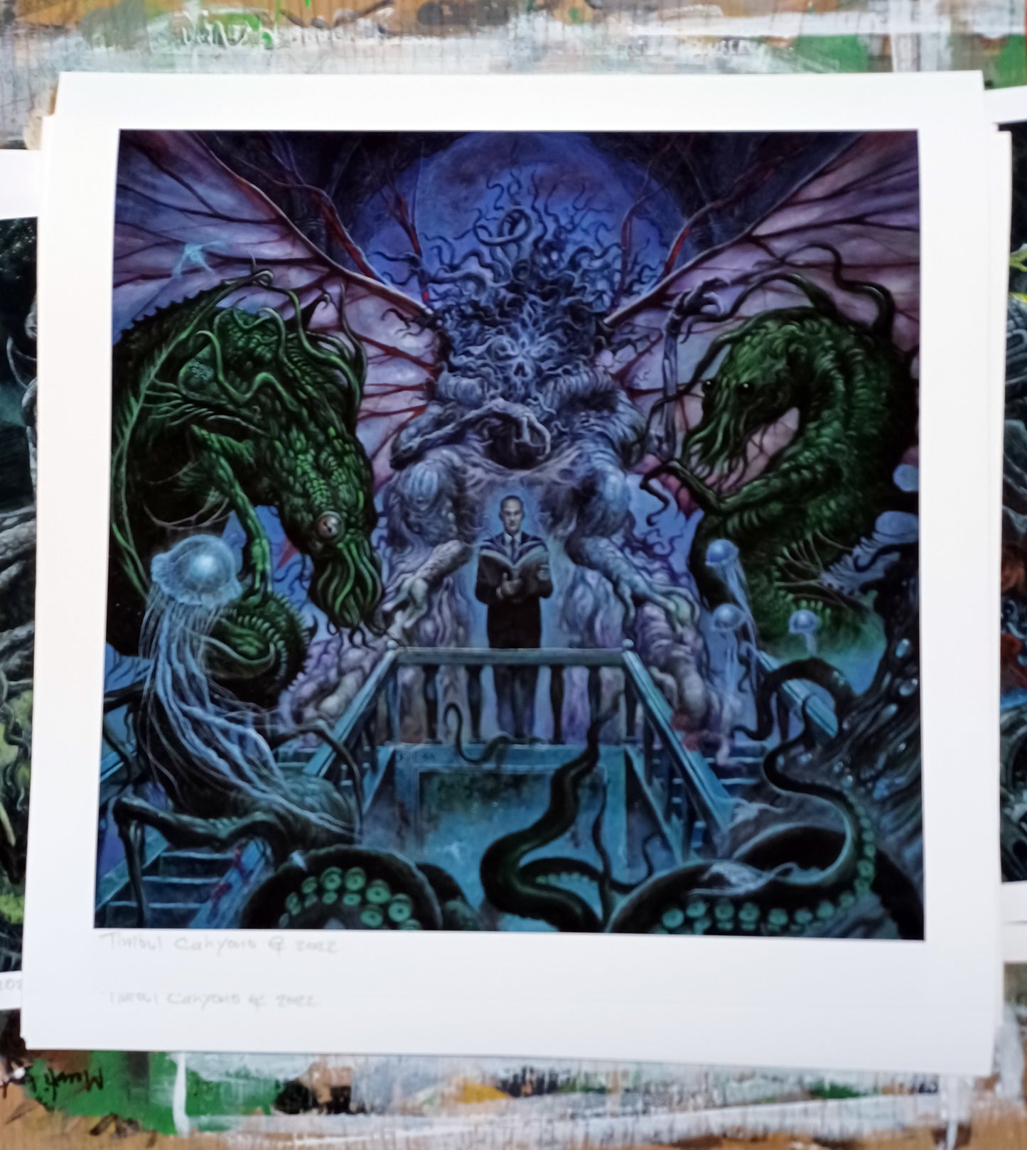 Timbul Cahyono - Massacre, Mythos - Signed Print