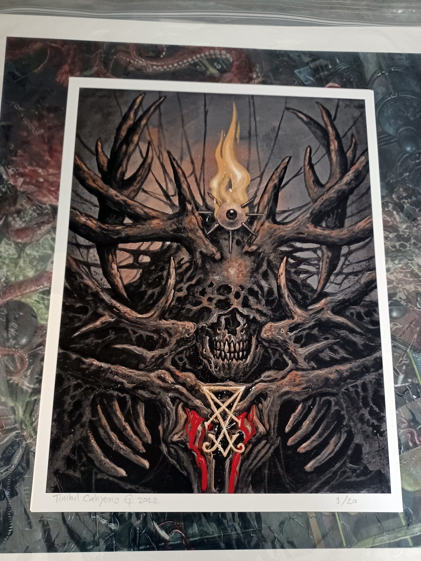 Timbul Cahyono - Lucifer I - Signed Print