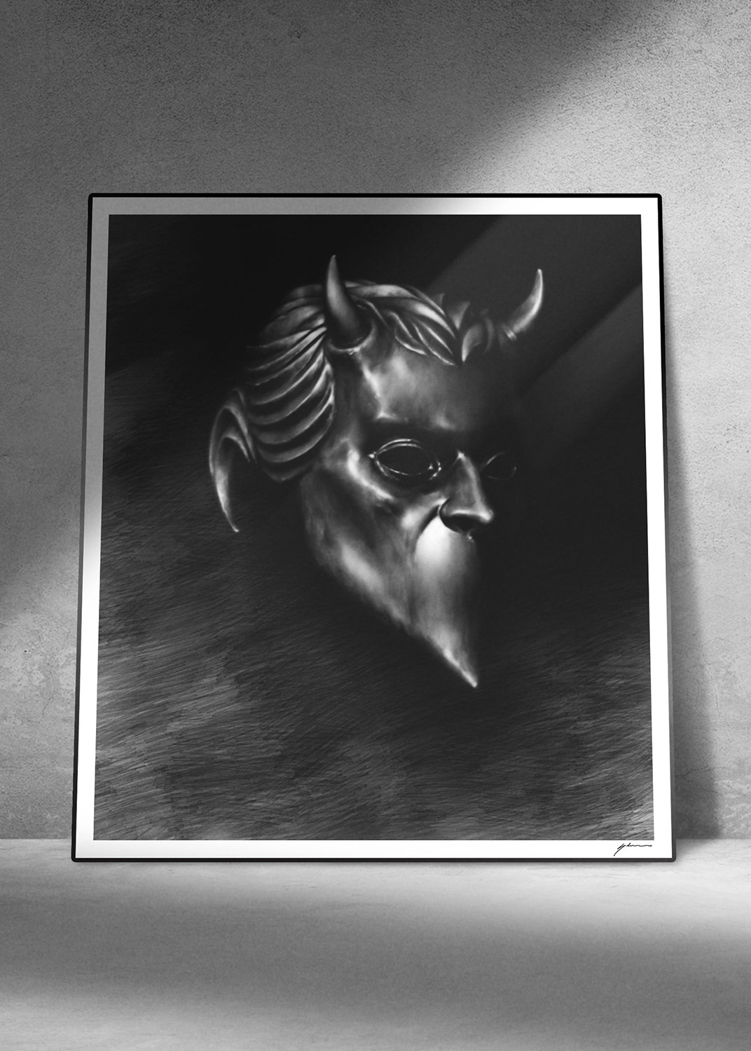 Paula Golemo, Ghoul - Signed Print