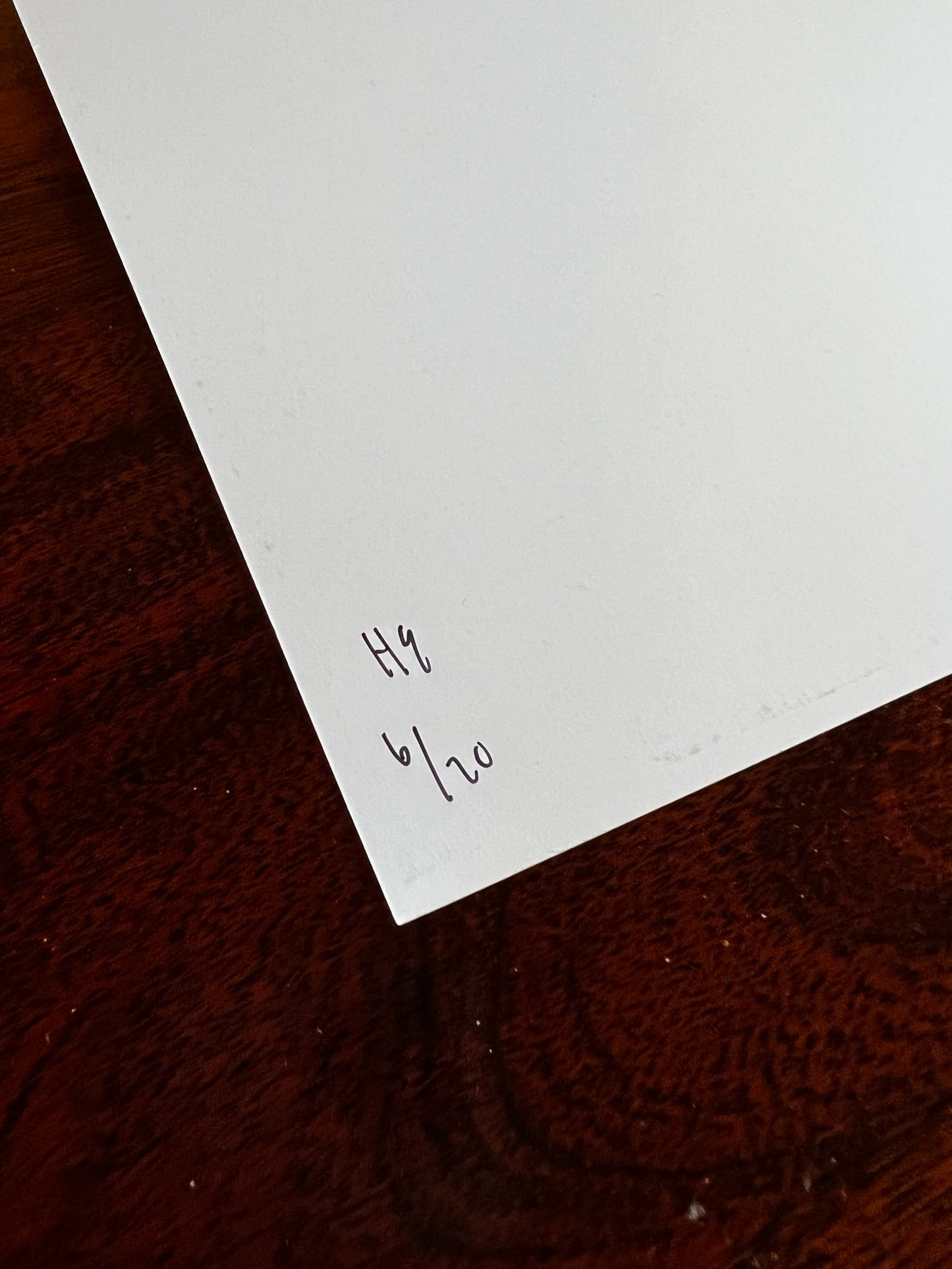 HumanSwarm, Starved - Signed Print