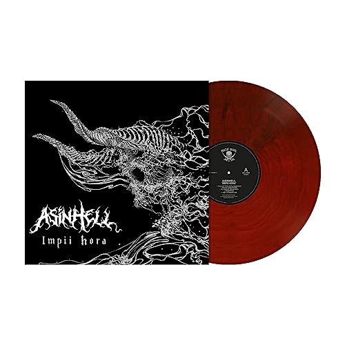 Asinhell, Impii Hora – Crimson Red Marbled Vinyl LP