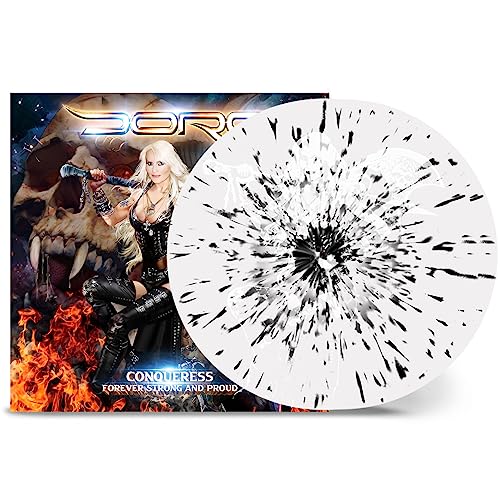 Doro, Conqueress Forever Strong & Proud 2LP White with Black Splatter