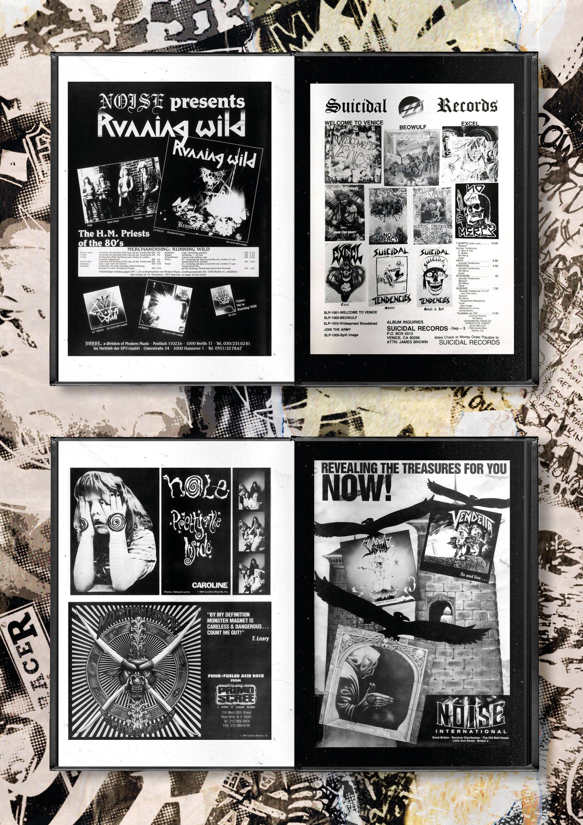 Heavy Metal Advert Artworks