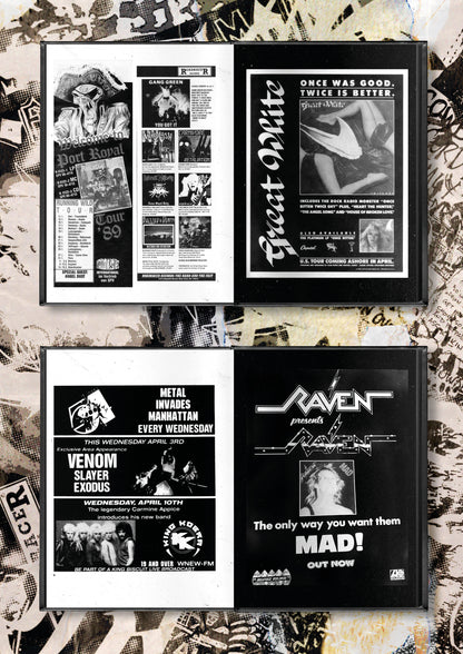Heavy Metal Advert Artworks