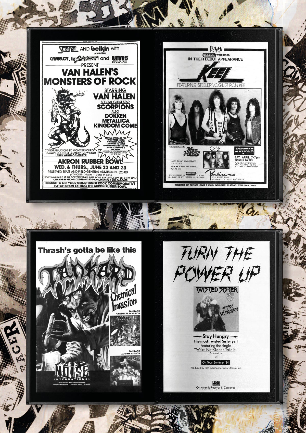 Heavy Metal Advert Artworks