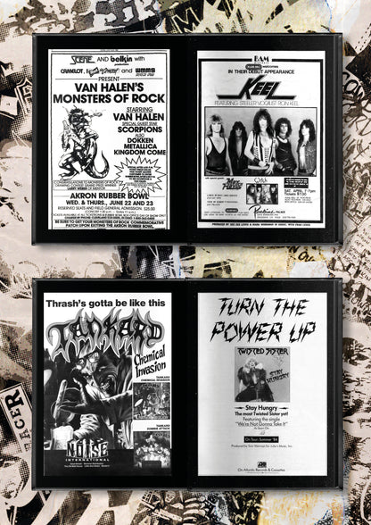 Heavy Metal Advert Artworks