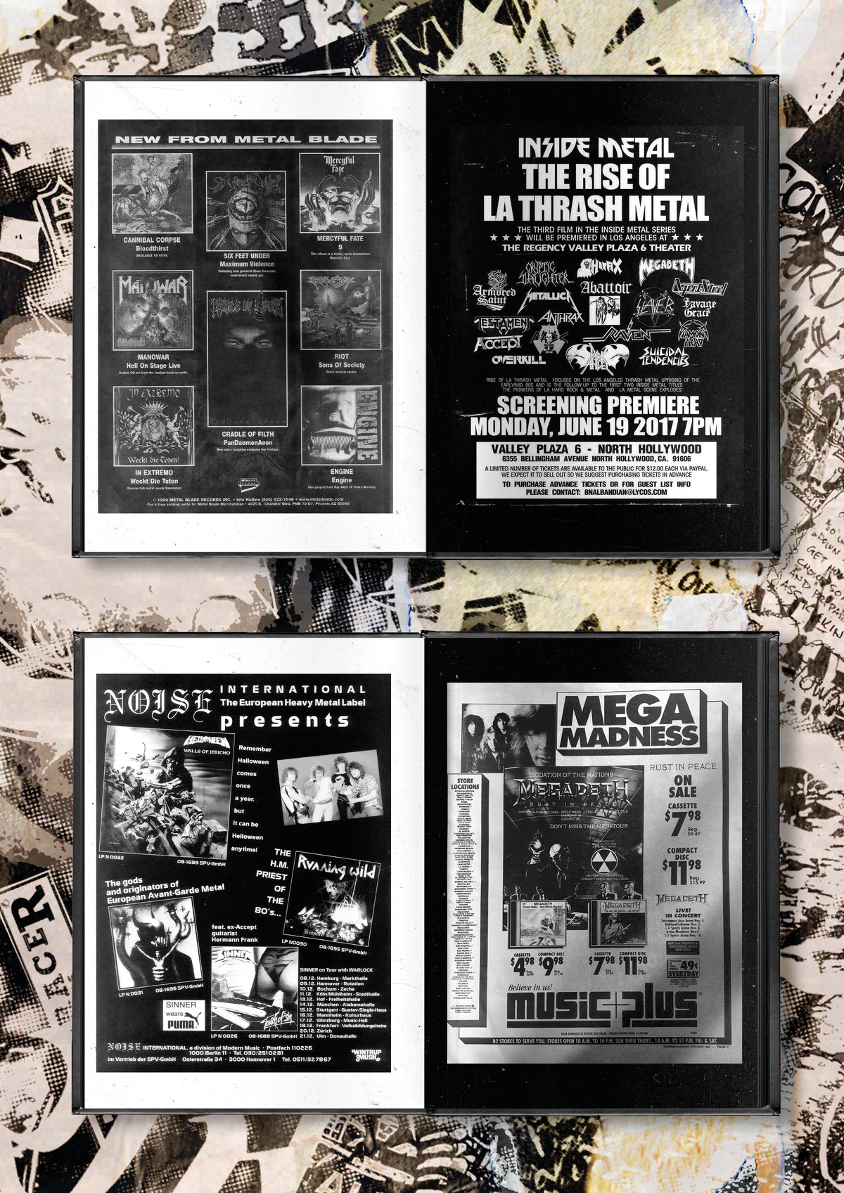 Heavy Metal Advert Artworks