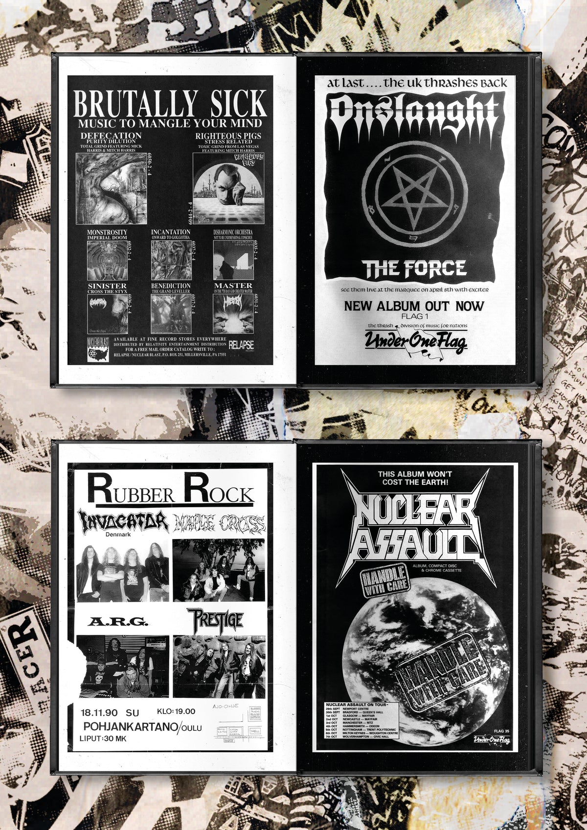 Heavy Metal Advert Artworks