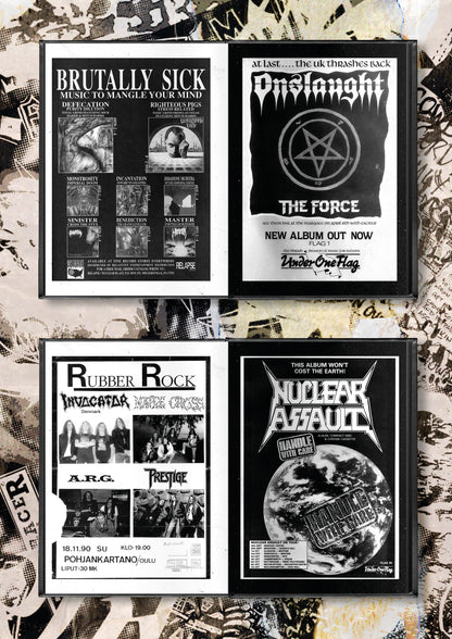 Heavy Metal Advert Artworks