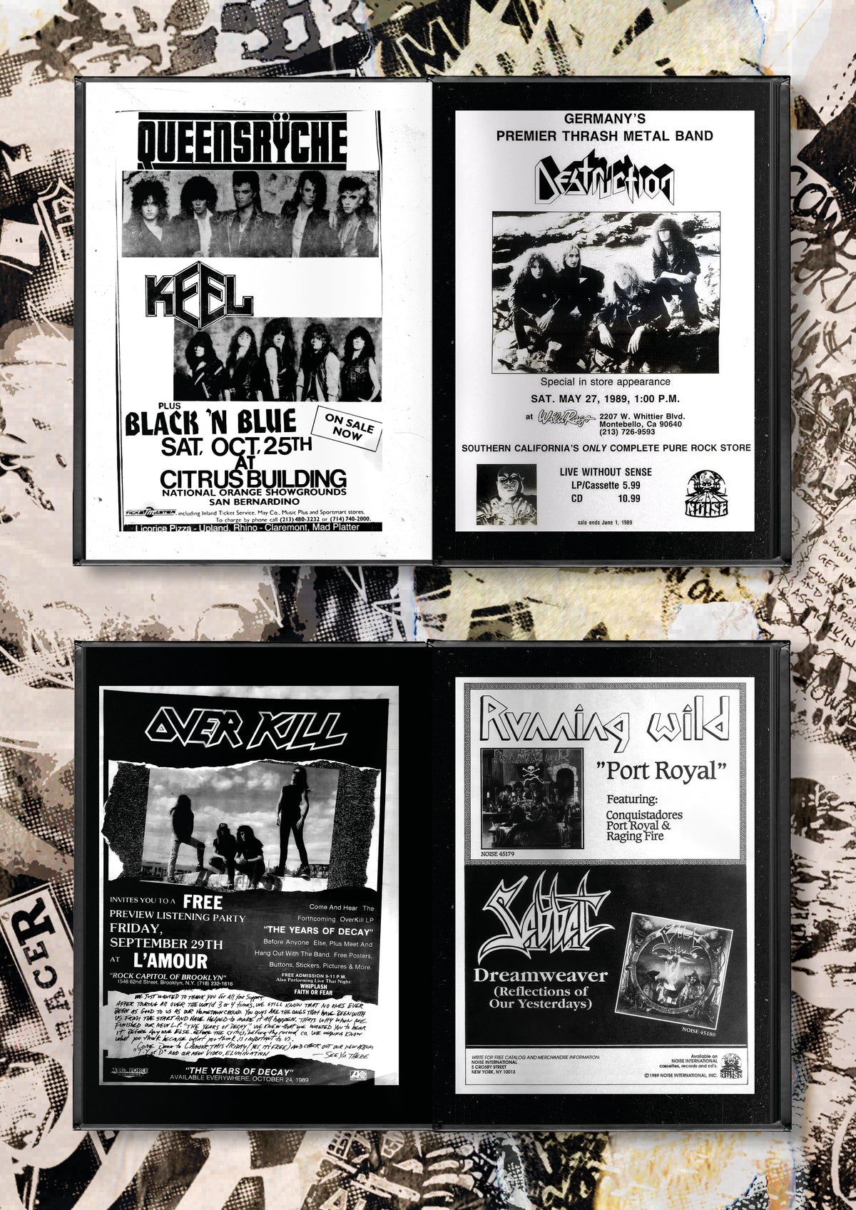 Heavy Metal Advert Artworks