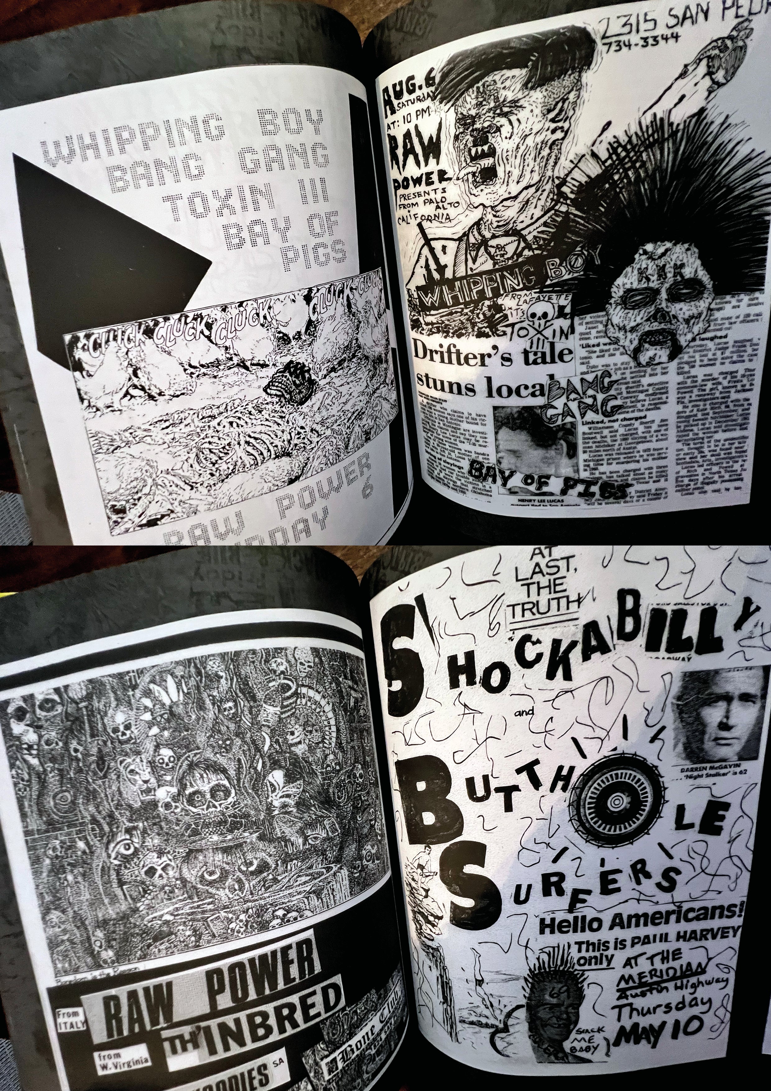Punk & Hardcore Flyers on the Wall vol.2 – Heavy Music Artwork
