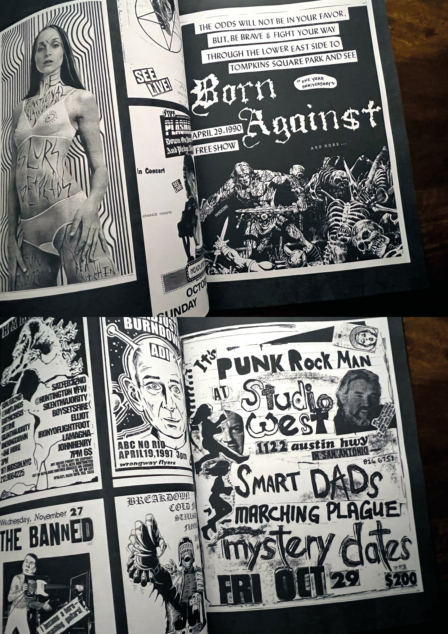 Punk & Hardcore Flyers on the Wall vol.1