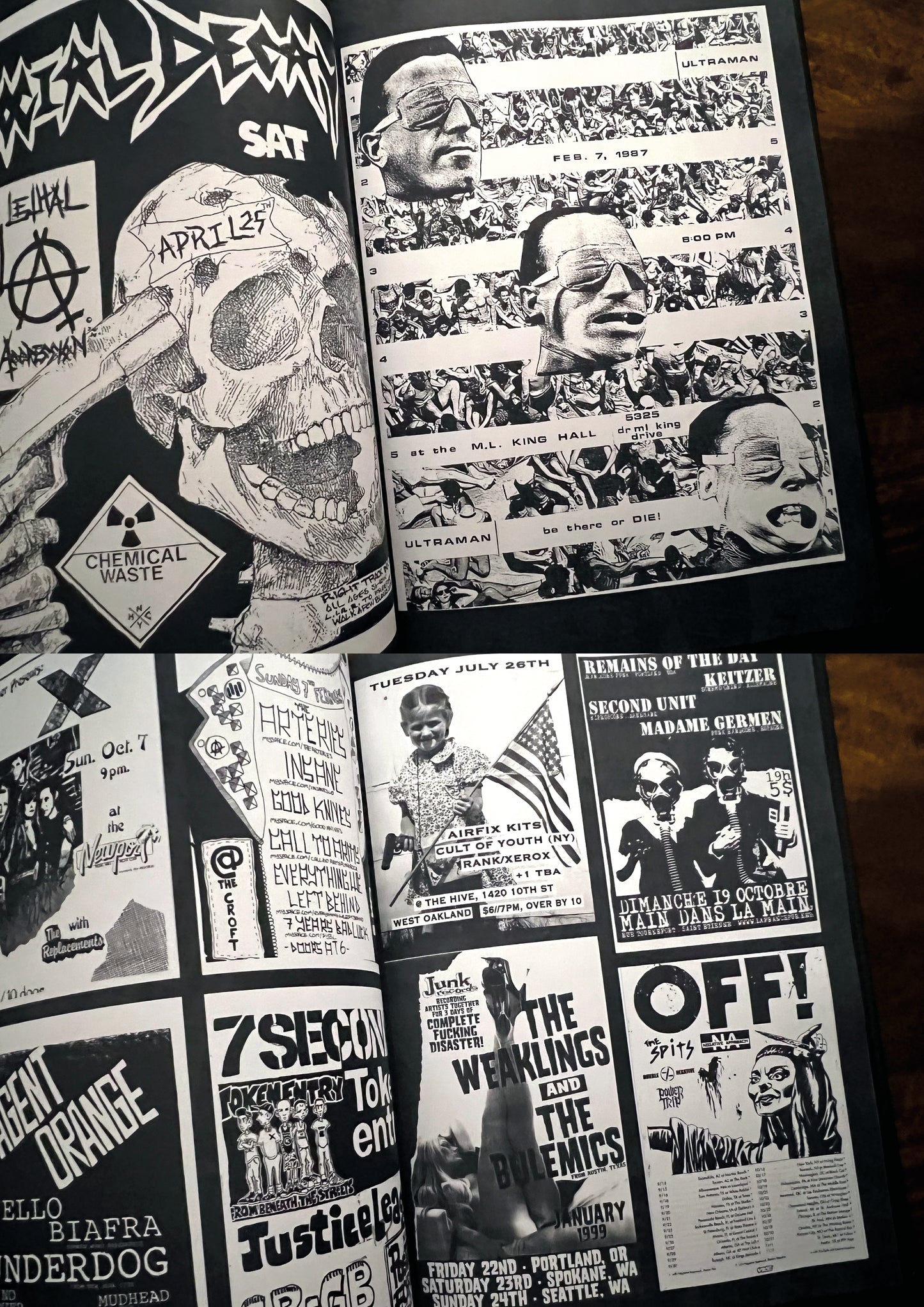 Punk & Hardcore Flyers on the Wall vol.1