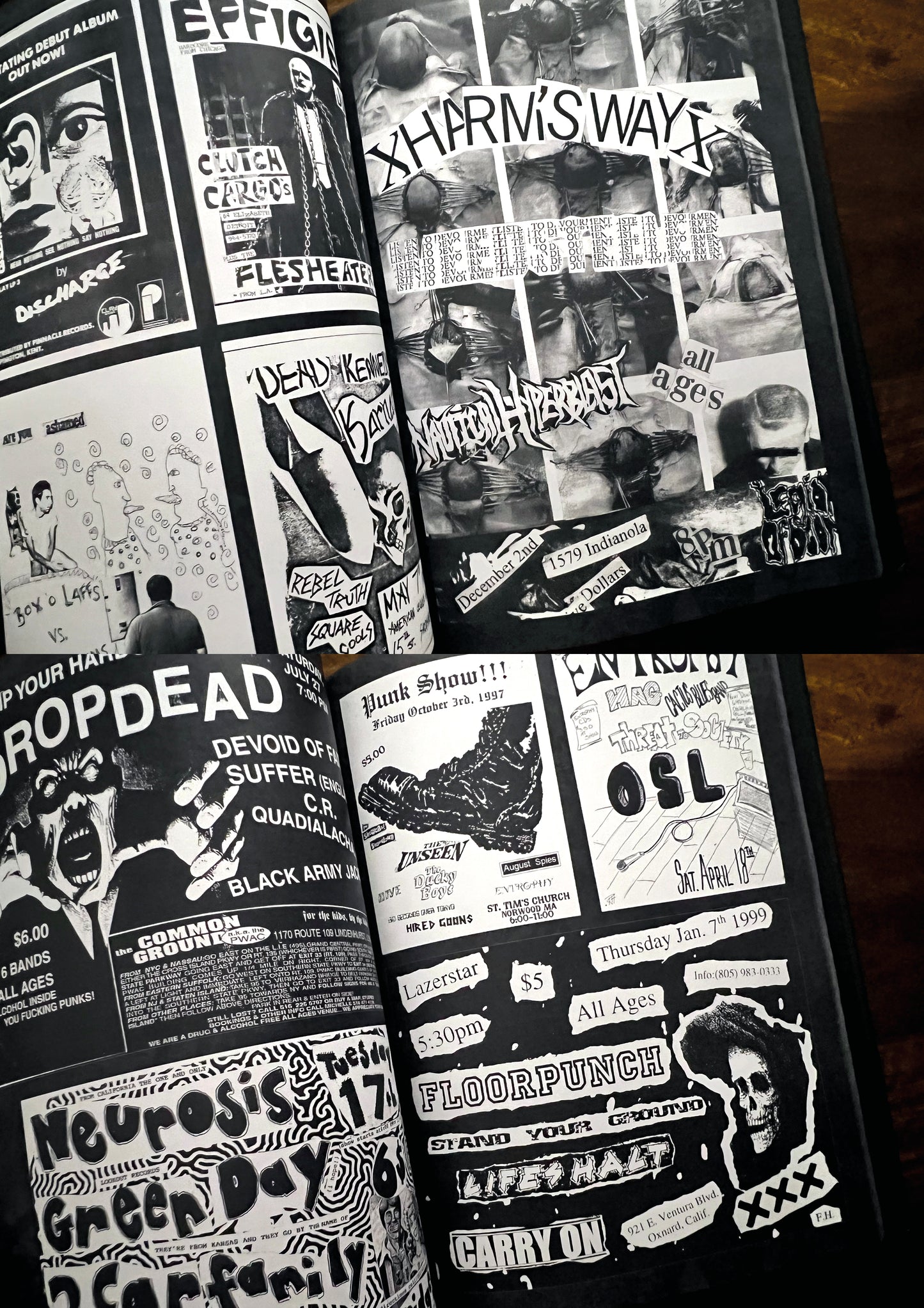 Punk & Hardcore Flyers on the Wall vol.1