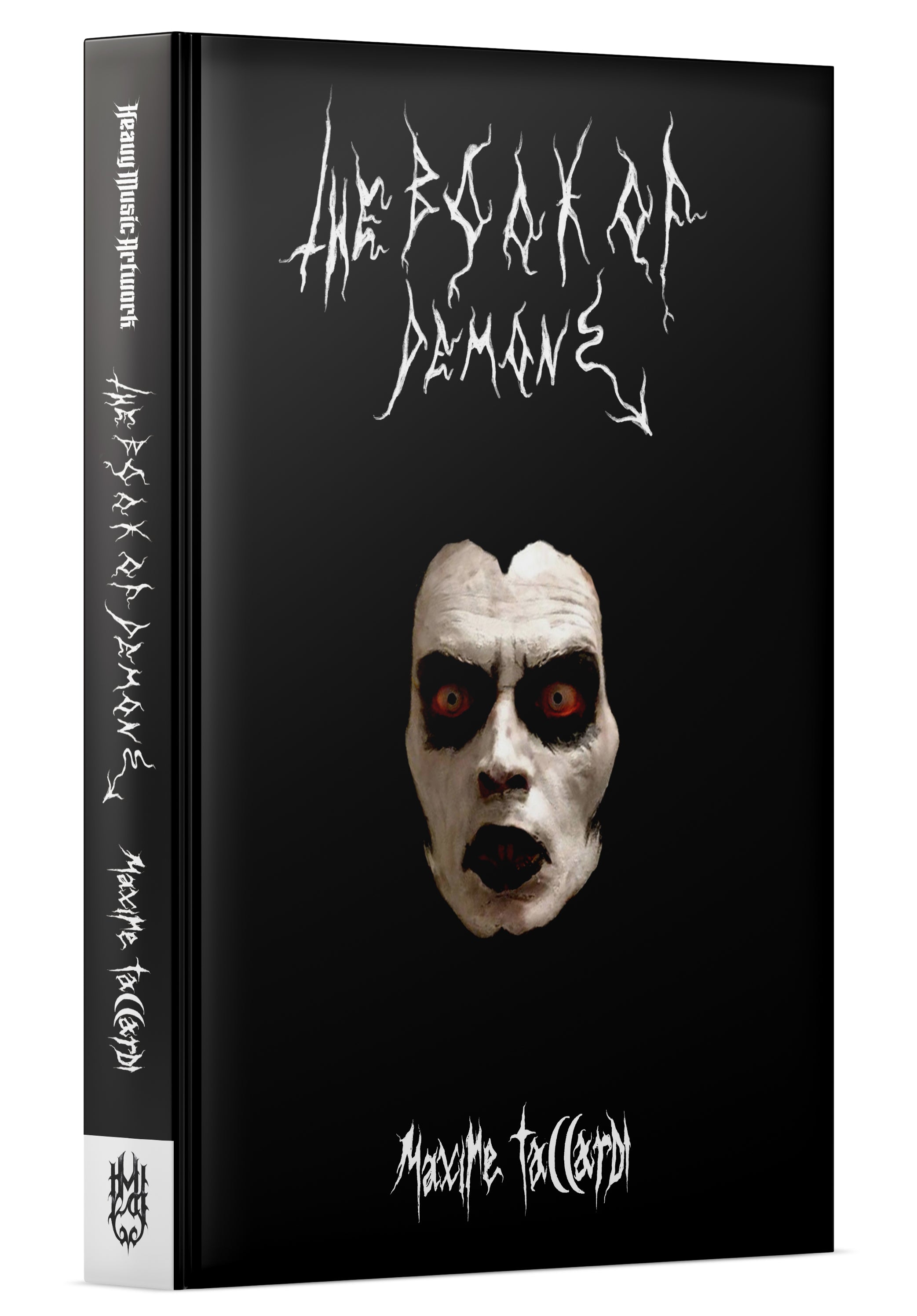 4 Heavy Music Artwork Book - Horned, high quality Maxime Taccardi’s Book of Demons / Shadows