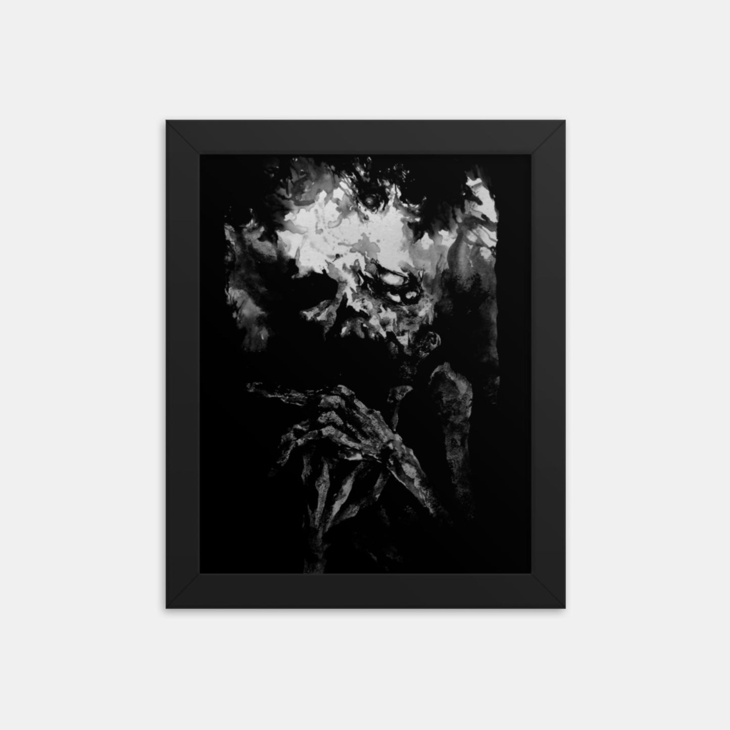 Mondo Black Framed Print
