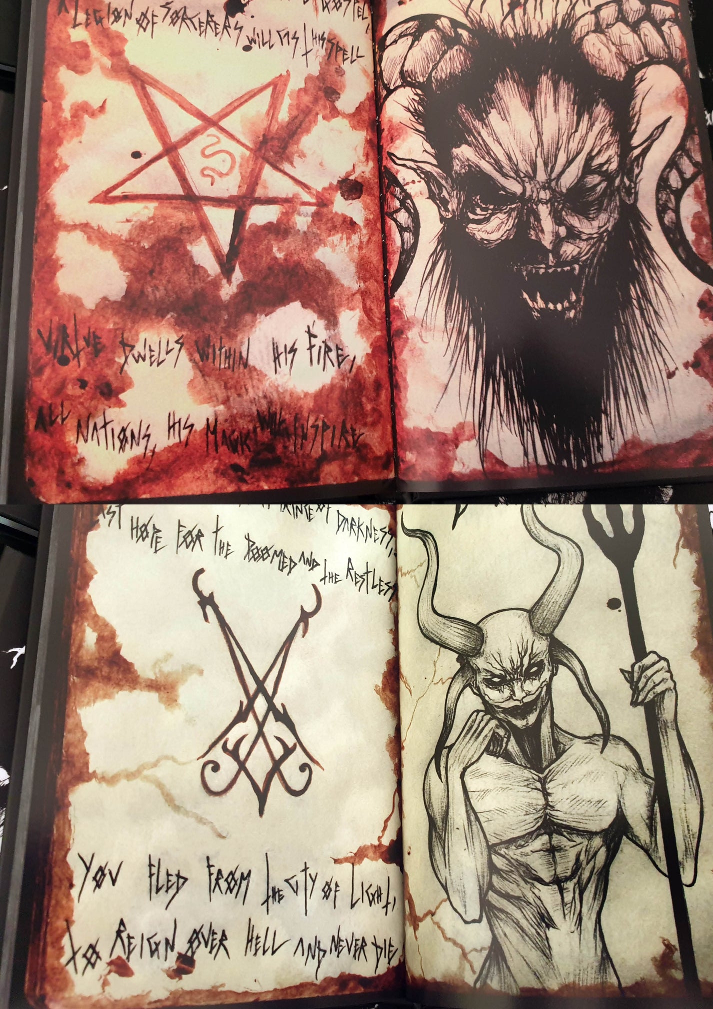 Maxime Taccardi, The Book of Demons 3rd Edition – Heavy Music Artwork