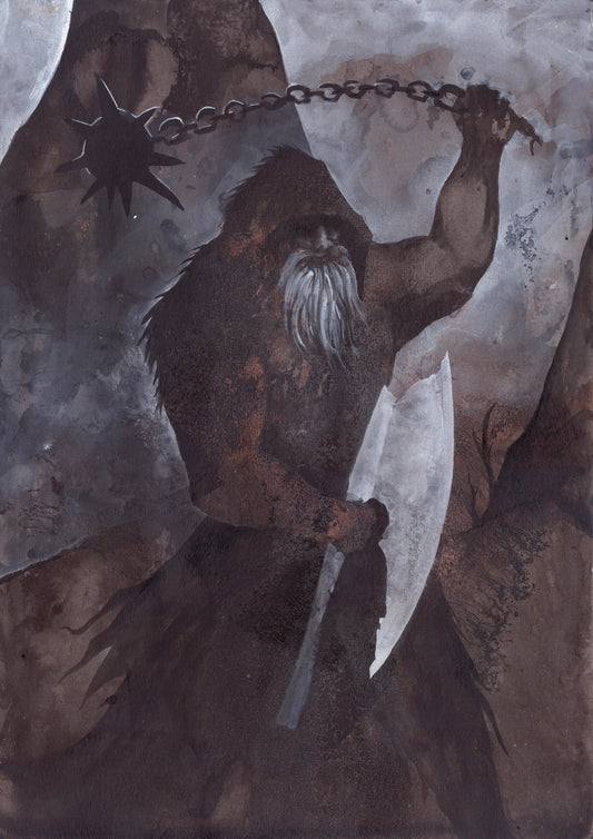 Waclaw Traier, Old Barbarian - Original